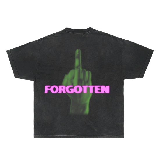 Paranormal Forgotten Garment Dyed Streetwear Tee Cotton Short Sleeve T Shirt-1